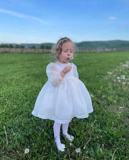 VESTIDO ORGANZA LAZO
